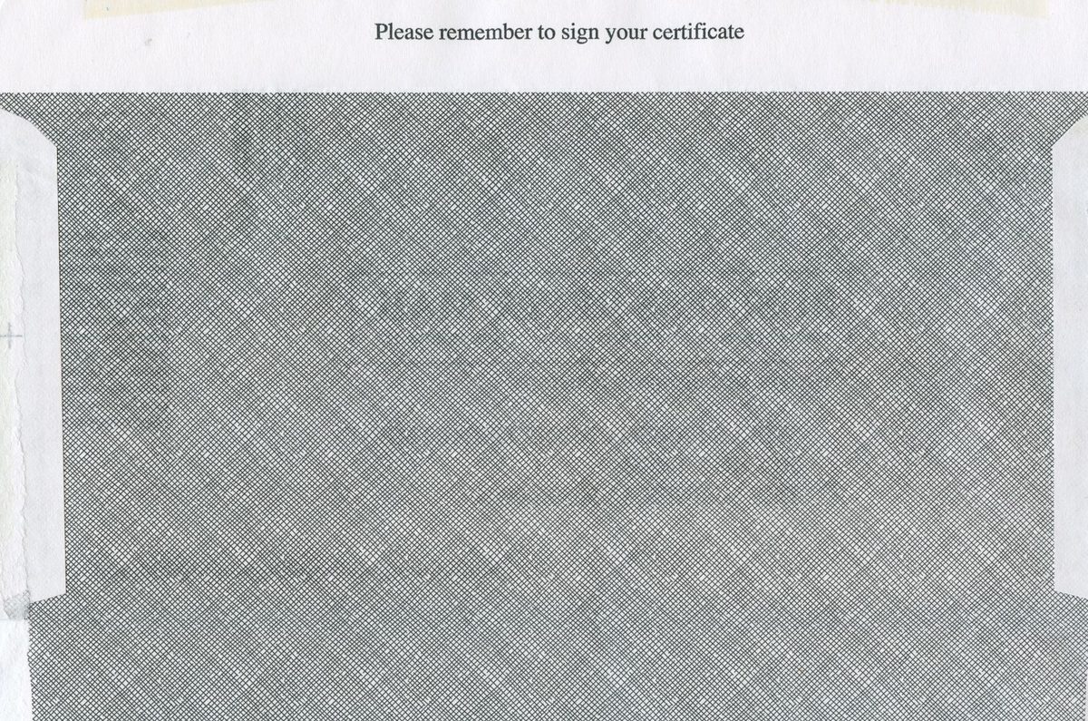 A US Treasury bond certificate document, illustrating how a foreigner can buy US Treasury bonds