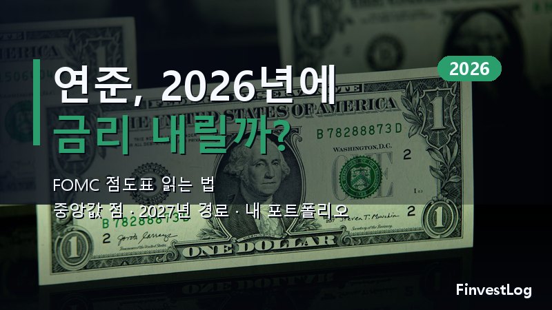 연준은 2026년에 금리를 내릴까? 점도표 읽는 법