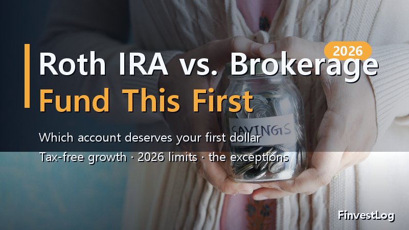 Roth IRA vs. Taxable Brokerage: Which to Fund First?