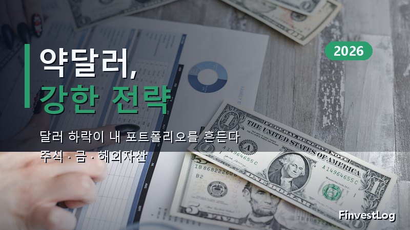 약달러가 내 투자 포트폴리오에 미치는 영향 (2026)