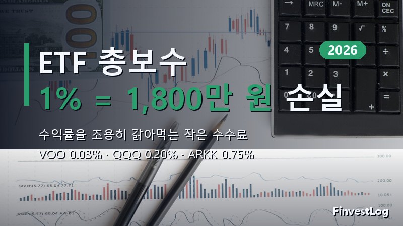 ETF 총보수(운용보수)란? 수익률을 갉아먹는 이유 (2026)