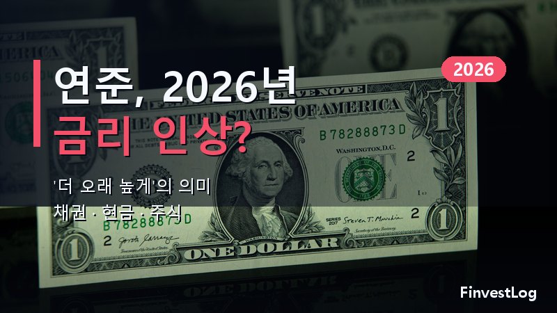 연준, 2026년 금리 인상할까? '더 오래 높게' 시나리오