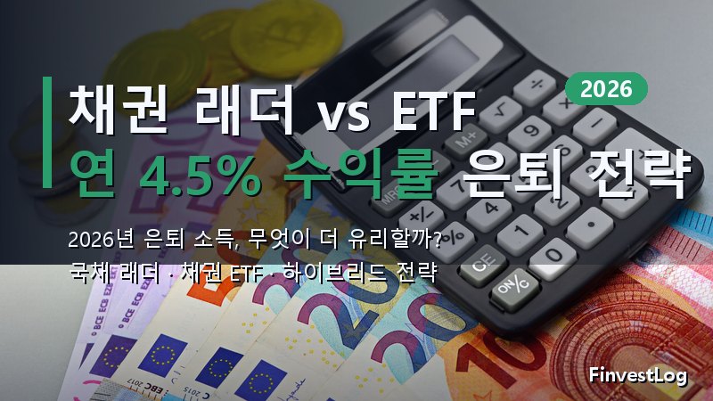 채권 래더 vs 채권 ETF: 2026년 은퇴 소득 전략 비교