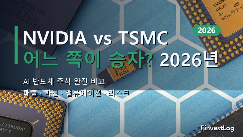 NVIDIA vs TSMC: 2026년 장기 AI 반도체 주식 투자, 어느 쪽이 현명할까?