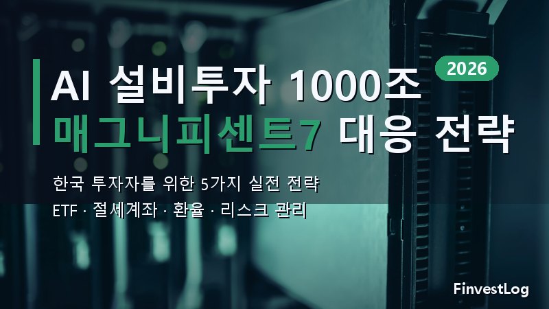 미국 빅테크 AI 설비투자 1000조, 매그니피센트7 2026 한국 투자자 대응 전략