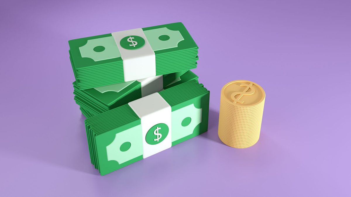 inflation hedge portfolio gold coins dollar bills