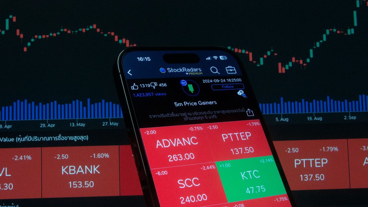 코스닥 주식 시장 차트와 옵션 트레이딩 화면, 월배당 커버드콜 ETF