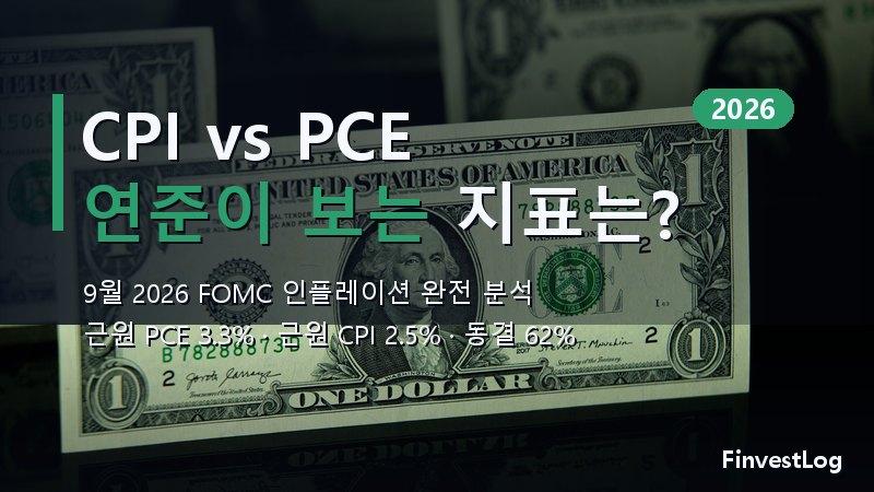 CPI vs. PCE: 9월 FOMC에서 연준이 보는 인플레이션 지표는?