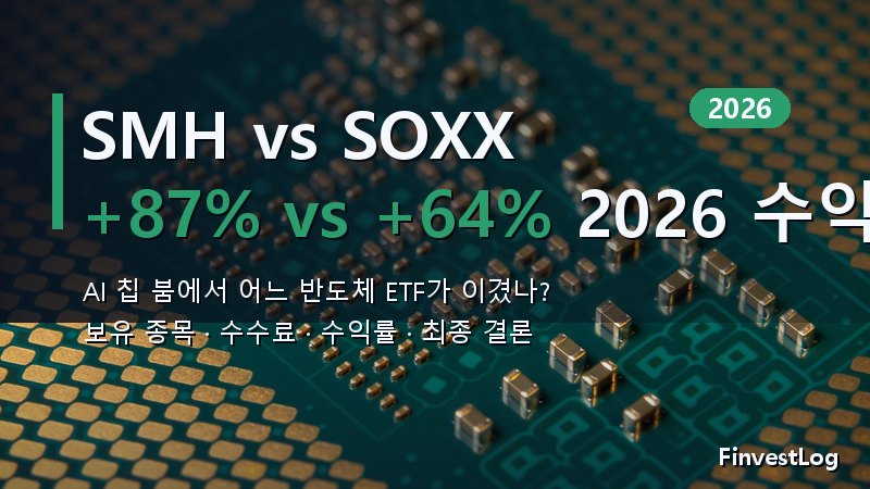 SMH vs SOXX: 2026 AI 칩 붐에서 어느 반도체 ETF가 이겼나?