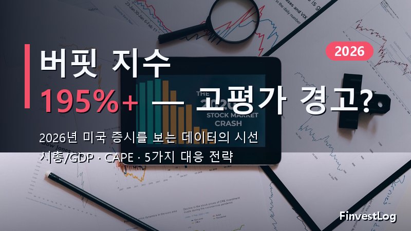 2026년 미국 주식시장 고평가인가? 버핏 지수 195%+의 의미와 대응 전략