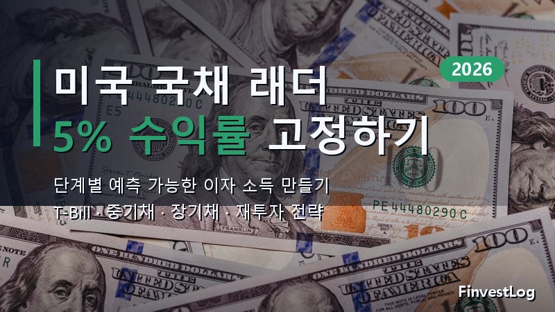 2026년 5% 수익률 미국 국채 래더 구축 완전 가이드