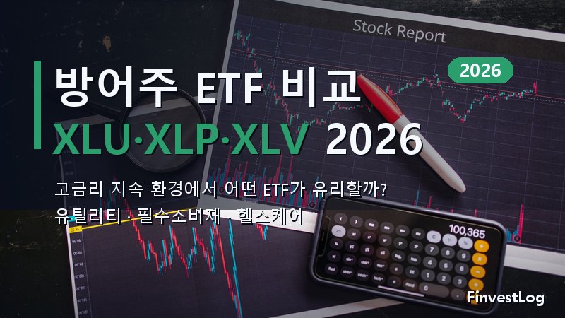 방어주 ETF 비교 XLU·XLP·XLV — 2026 고금리 완벽 가이드