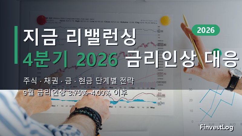 연준 9월 금리인상 이후 2026년 4분기 포트폴리오 리밸런싱