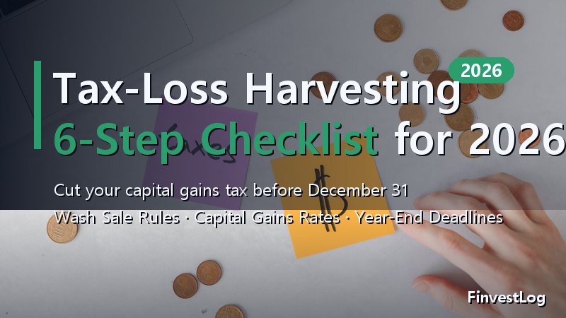 Year-End Tax-Loss Harvesting 2026: A Step-by-Step Guide for Taxable Account Investors
