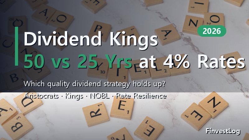 Dividend Kings vs Dividend Aristocrats in 2026: Which Quality Dividend Strategy Holds Up at 4% Rates?